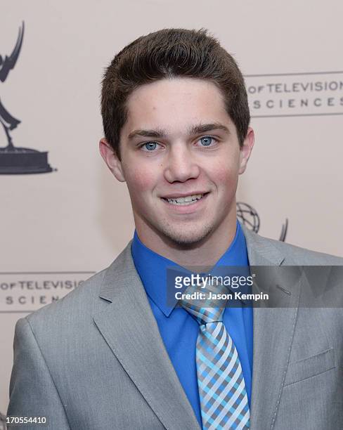 Actor Jimmy Deshler attends The Academy Of Television Arts & Sciences' Daytime Programming Peer Group's Daytime Emmy Nominees Cocktail Reception at...