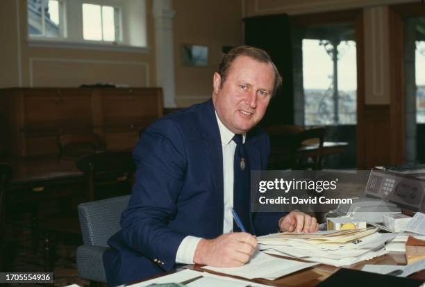 Portrait of Michael Bonallack , former Great Britain and Ireland Walker Cup team member and Secretary of The Royal and Ancient Golf Club of St...