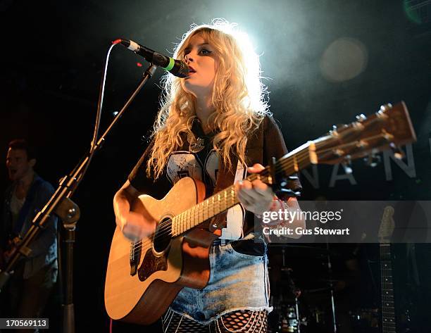 Nina Nesbitt performs on stage at Camden Barfly on June 13, 2013 in London, England.