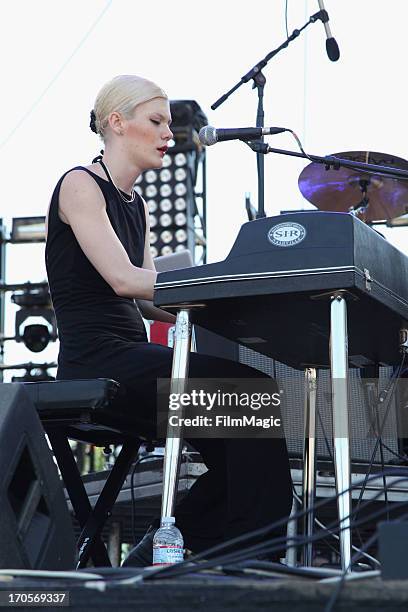 Trixie Whitley performs onstage at Which Stage during day 2 of the 2013 Bonnaroo Music & Arts Festival on June 14, 2013 in Manchester, Tennessee.