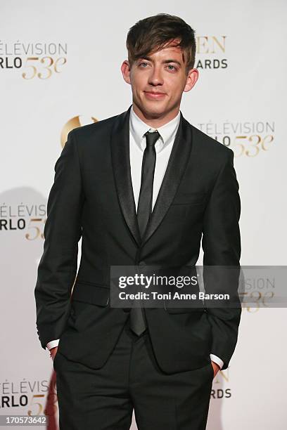 Kevin McHale attends the closing ceremony of the 53rd Monte Carlo TV Festival on June 13, 2013 in Monte-Carlo, Monaco.