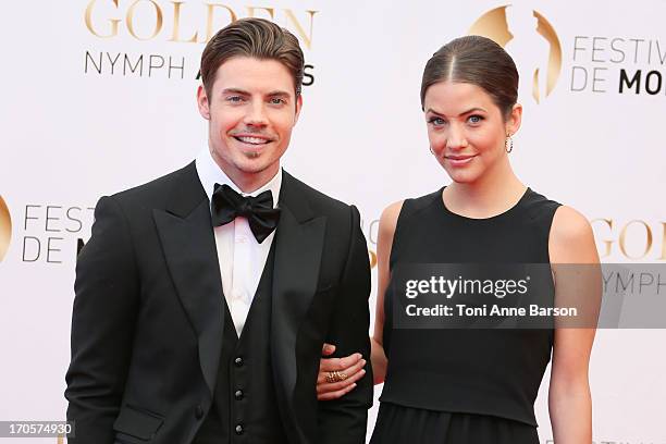 Josh Henderson and Julie Gonzalo attend the closing ceremony of the 53rd Monte Carlo TV Festival on June 13, 2013 in Monte-Carlo, Monaco.