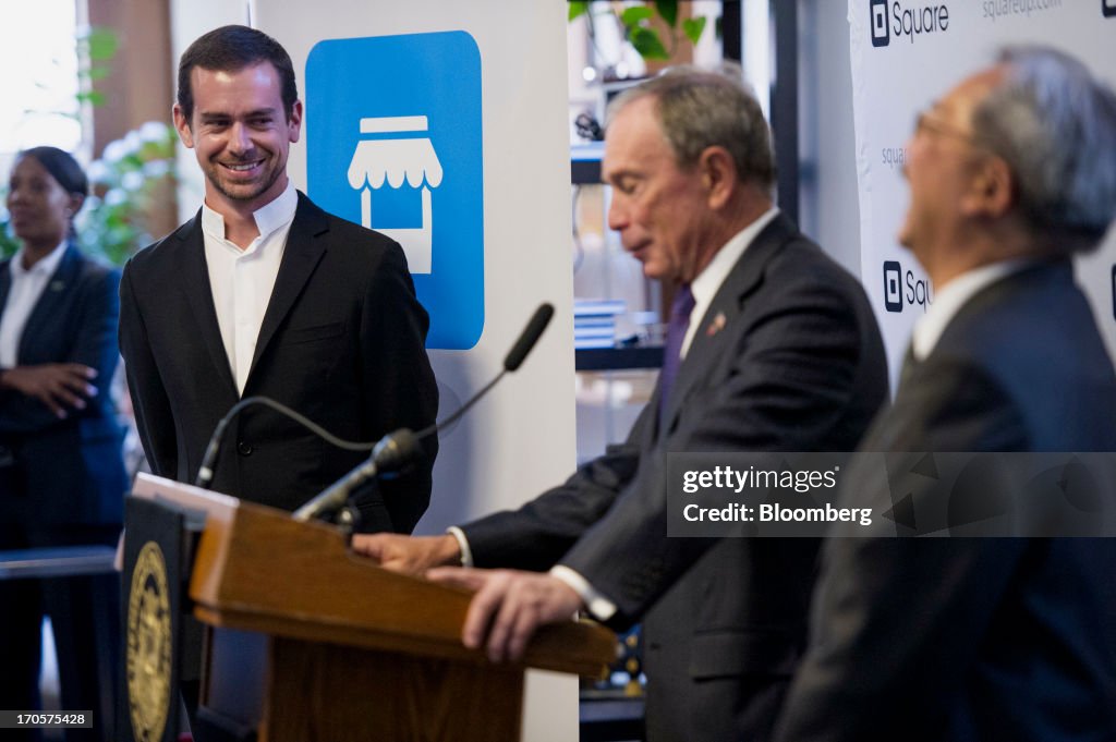 Mayor Edwin Lee And Twitter Co-Founder Jack Dorsey Hold A Press Conference