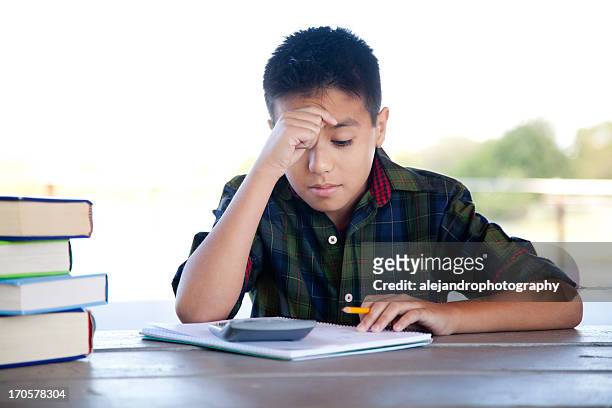 frustrated student - homework frustration stock pictures, royalty-free photos & images