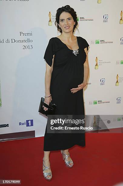 Maya Sansa attends the David di Donatello Ceremony Awards at Dear on June 14, 2013 in Rome, Italy.