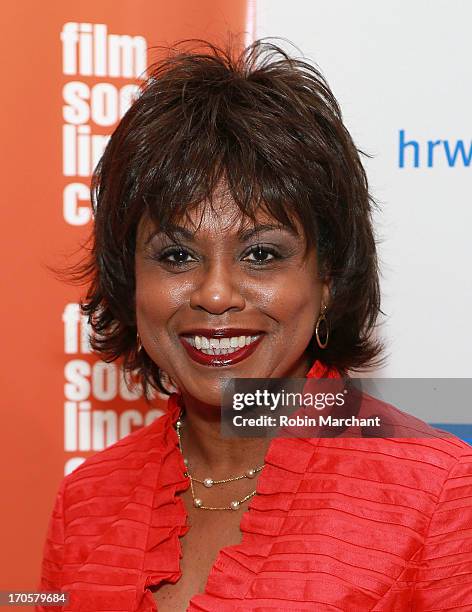 Professor Anita Hill attends the "Anita" Premiere during the 2013 Human Rights Watch Film Festival at The Film Society of Lincoln Center, Walter...
