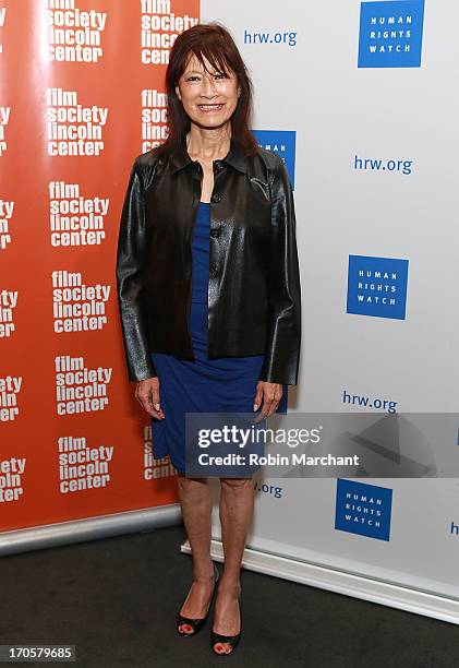 Filmmaker Freida Mock attends the "Anita" Premiere during the 2013 Human Rights Watch Film Festival at The Film Society of Lincoln Center, Walter...