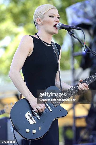 Trixie Whitley performs as part of Day 2 of the Bonnaroo Music And Arts Festival on June 14, 2013 in Manchester, Tennessee.