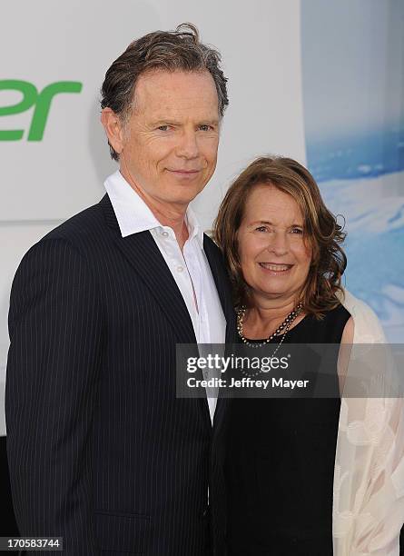 Actors Bruce Greenwood and Susan Devlin arrive at the Los Angeles premiere of 'Star Trek: Into Darkness' at Dolby Theatre on May 14, 2013 in...