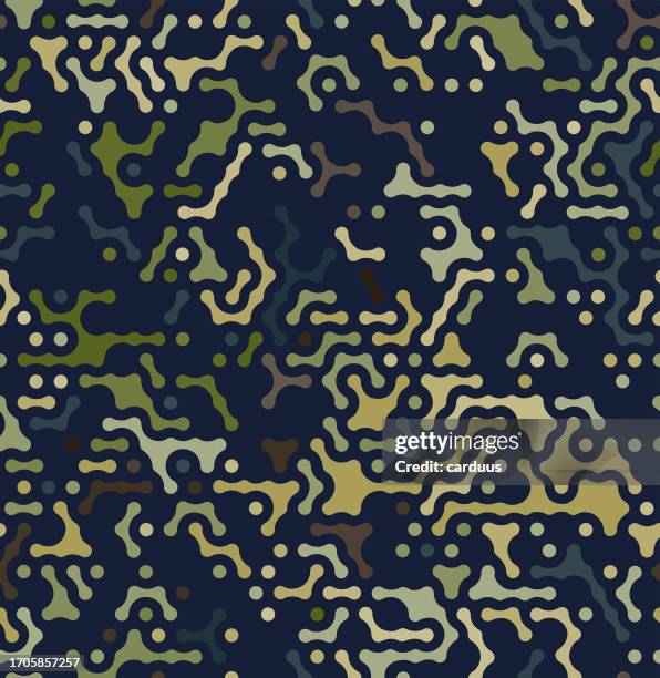 seamless abstract camouflage pattern - military camouflage stock illustrations