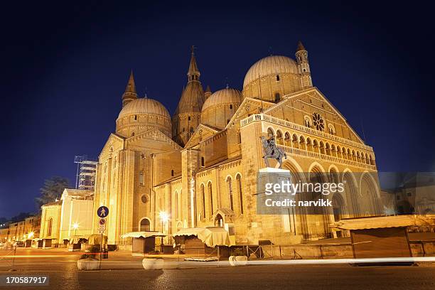 basilica of saint anthony in padua - basilika stock pictures, royalty-free photos & images