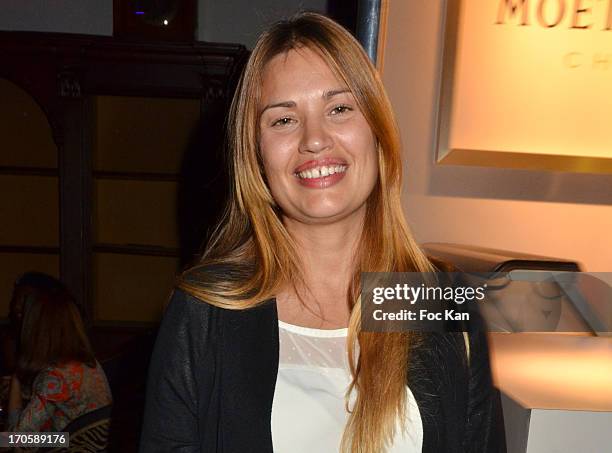 Nikita Lespinasse attends 'La Johnson' hosted by Le Baron Club 10th Anniversary At the Grand Palais on June 14, 2013 in Paris, France.