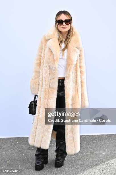 Olivia Wilde attends the Chloé Womenswear Spring/Summer 2024 show as part of Paris Fashion Week on September 28, 2023 in Paris, France.