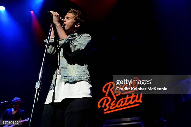 Ryan Beatty performs in concert at Club Nokia on June 14, 2013 in Los Angeles, California.