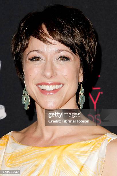 Paige Davis attends The National Academy of Television Arts & Sciences' 40th annual daytime Creative Arts Emmy Awards at Westin Bonaventure Hotel on...