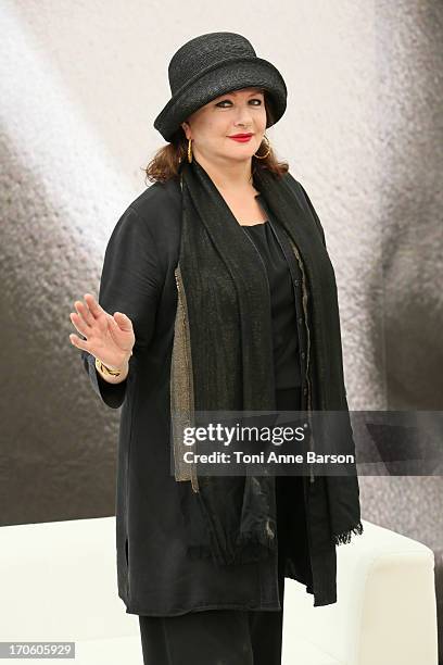 Catherine Jacob poses at the 'Vive La Colo' Photocall as part of the 53rd Monte Carlo TV Festival on June 10, 2013 in Monte-Carlo, Monaco.