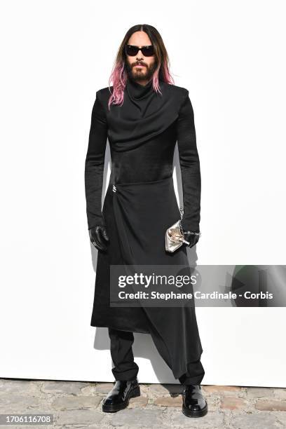 Jared Leto attends the Givenchy Womenswear Spring/Summer 2024 show as part of Paris Fashion Week on September 28, 2023 in Paris, France.