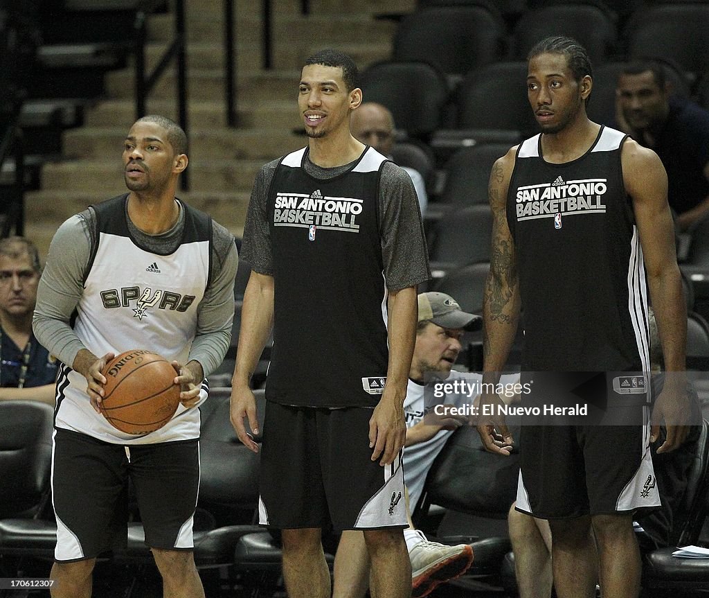 Spurs Practice Game 5 of NBA Finals