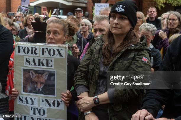 Hundreds of people from a range of NGOs and campaign groups protest to demand the immediate restoration of nature at DEFRA - Department for...