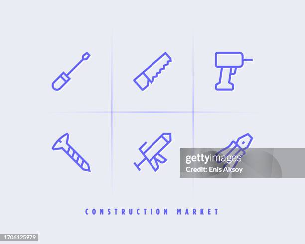 tool icons - silicon stock illustrations