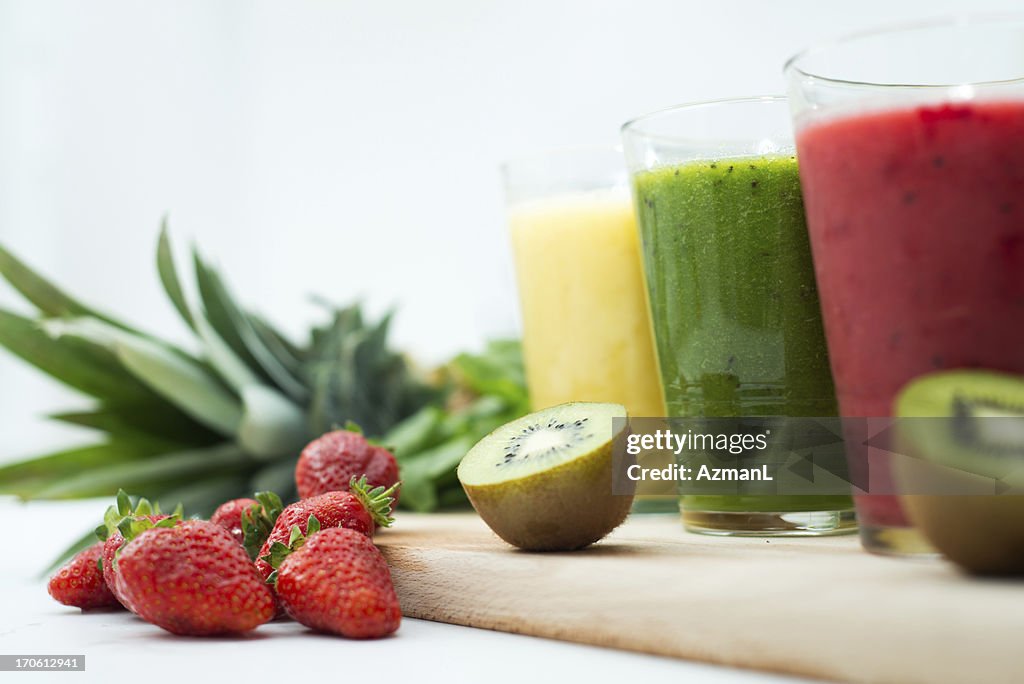 Fresh, healthy smoothies