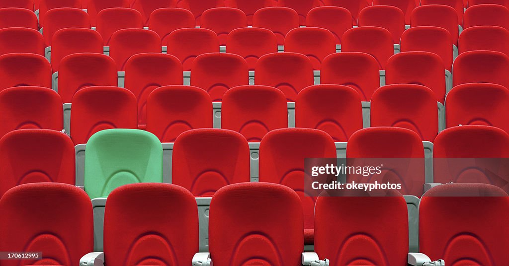 Auditorium with one exclusive seat
