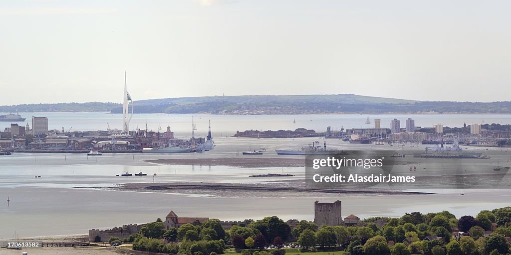 Portsmouth from Portsdown Hill