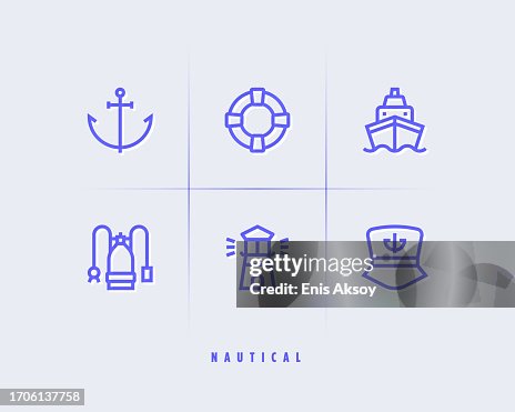 Nautical icons Nautical icons