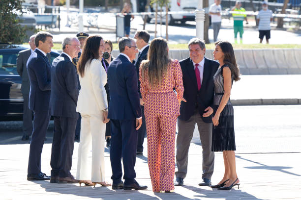 ESP: Queen Letizia Of Spain Attends "2nd International Conference on Human Trafficking" In Malaga
