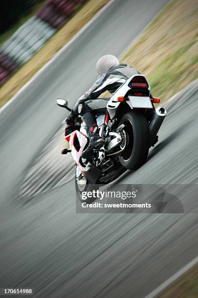 speed twist - motorbike stock pictures, royalty-free photos & images