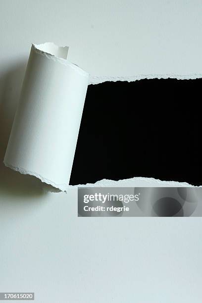 ripped paper - peeled stock pictures, royalty-free photos & images