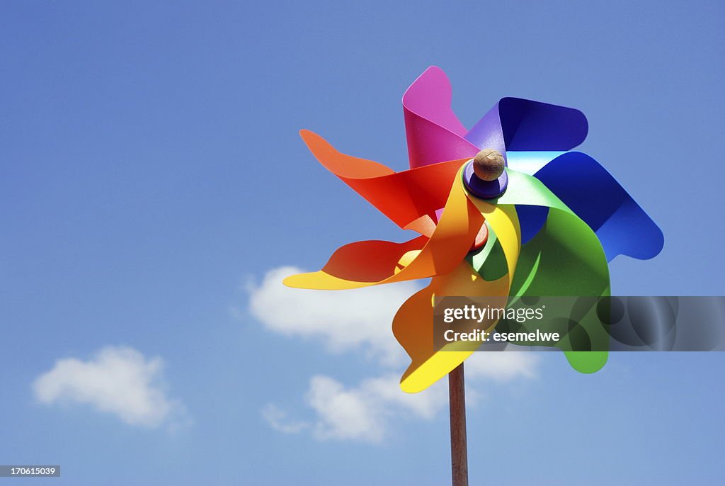 Colorful pinwheel