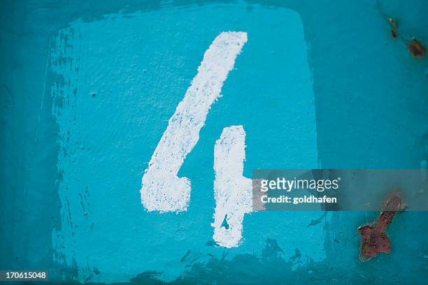 no 4 - number 4 stock pictures, royalty-free photos & images