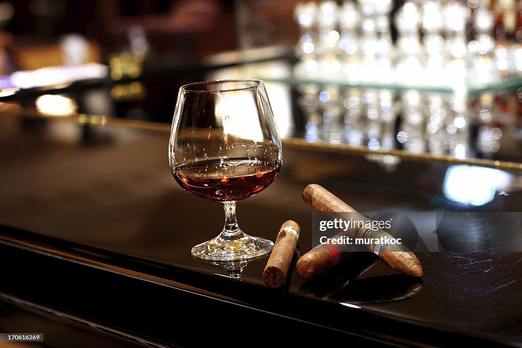 Cognac et de cigares