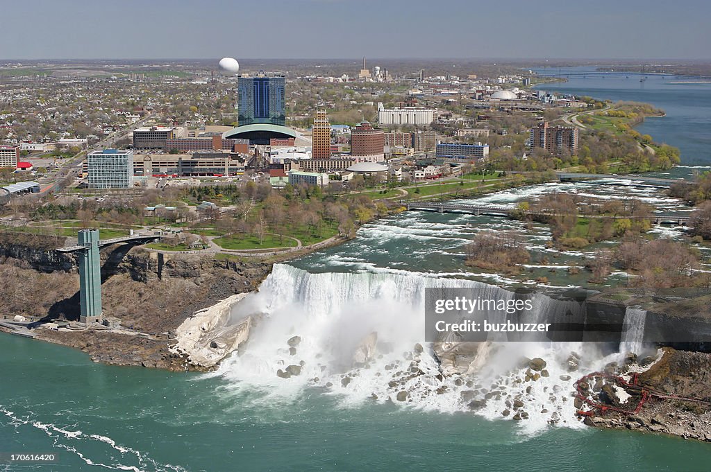City of Niagara falls on the american side