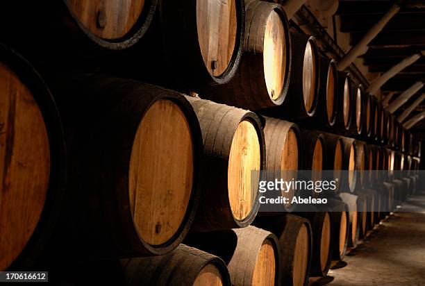 wine cellar ( port ) - port wine stock pictures, royalty-free photos & images