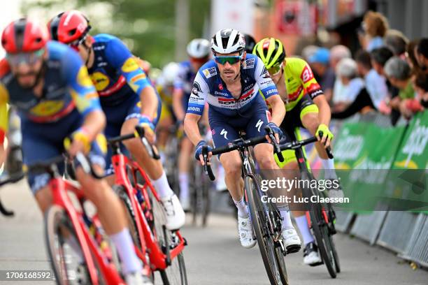 Dries Devenyns of Belgium and Team Soudal Quick-Step competes during the 82nd Circuit Franco-Belge 2023 a 190.6km one day race from Tournai to...