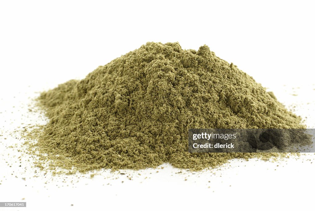 Pile of ground sage