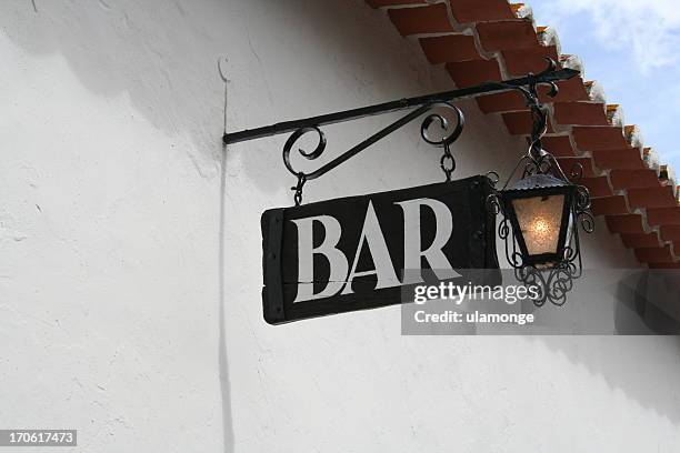 bar sign - pub wall stock pictures, royalty-free photos & images