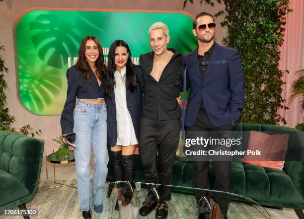 Griselda Flores and Maite Perroni, Christian Chávez and Christopher von Uckermann of RBD onstage at Billboard Latin Music Week held at Faena Forum on...