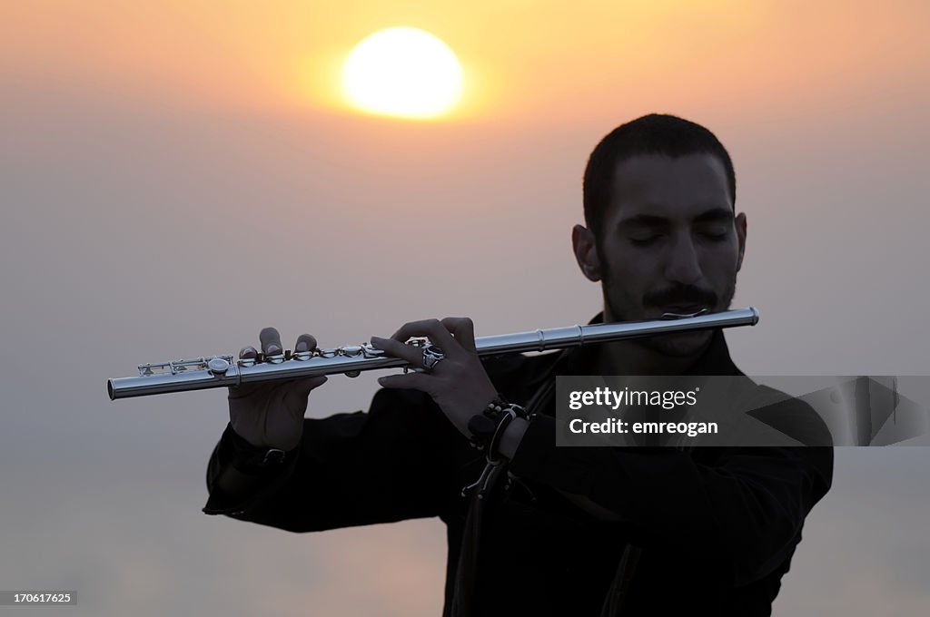 Playing Flute