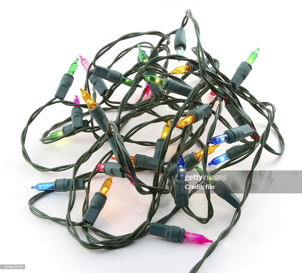 Enredado luces de Navidad