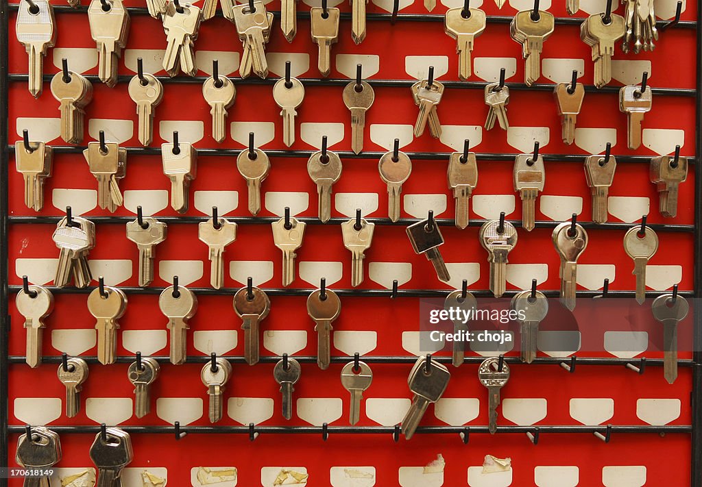 Collection of assorted keys