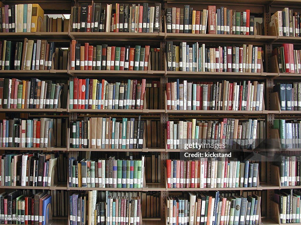 Library Booksheft Bookshelves At The Library High-Res Stock Photo - Getty Images