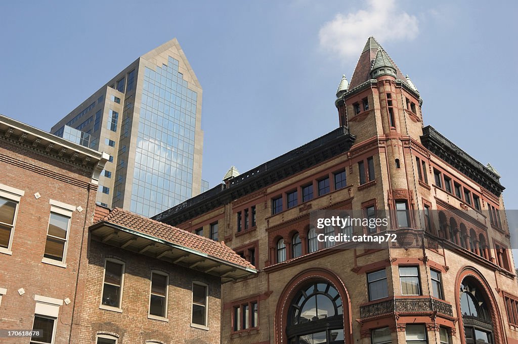 City Skyline with Old and New Architecture, Louisville, Kentucky