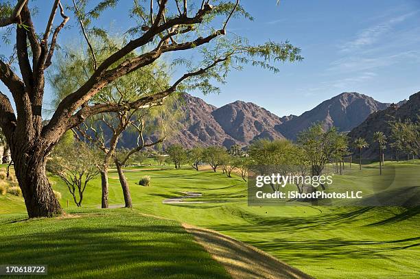 golf-landschaft - la quinta california stock-fotos und bilder