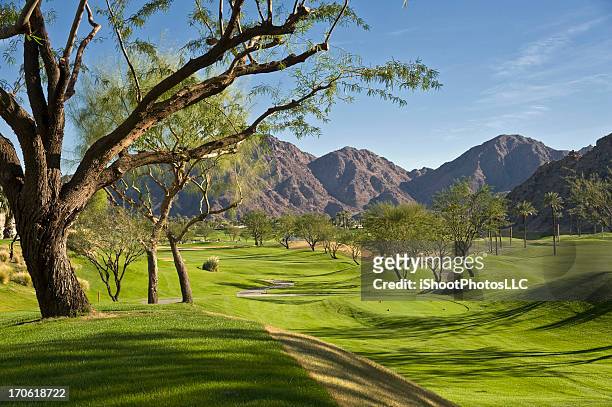 paysage de golf - palm springs california photos et images de collection