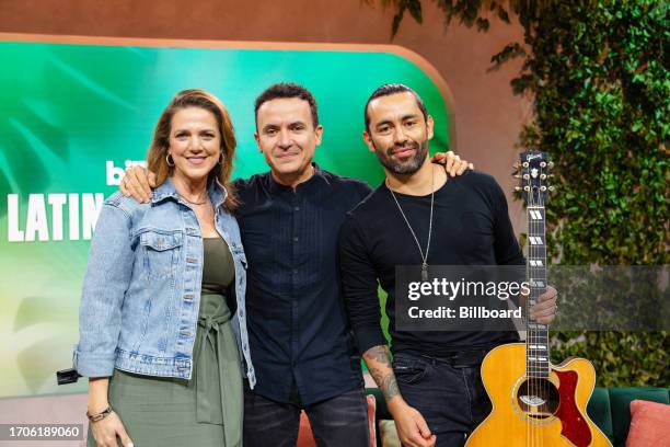 Sigal Ratner-Arias and Fonseca at the Fonseca Panel, Presented by Michelob Ultra held at Faena Forum as part of Billboard Latin Music Week on October...