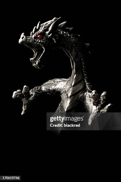 dragon - creepy monsters from the past stock pictures, royalty-free photos & images