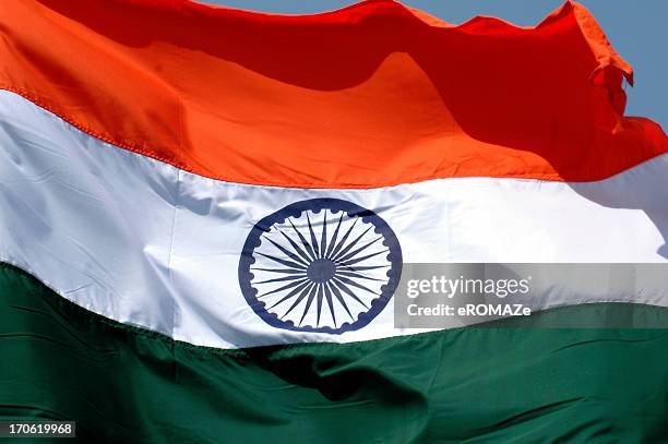 indian tricolor ! - indian national flag stock pictures, royalty-free photos & images